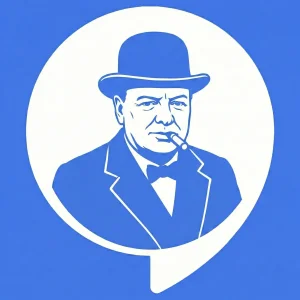 Winston Churchill portrait